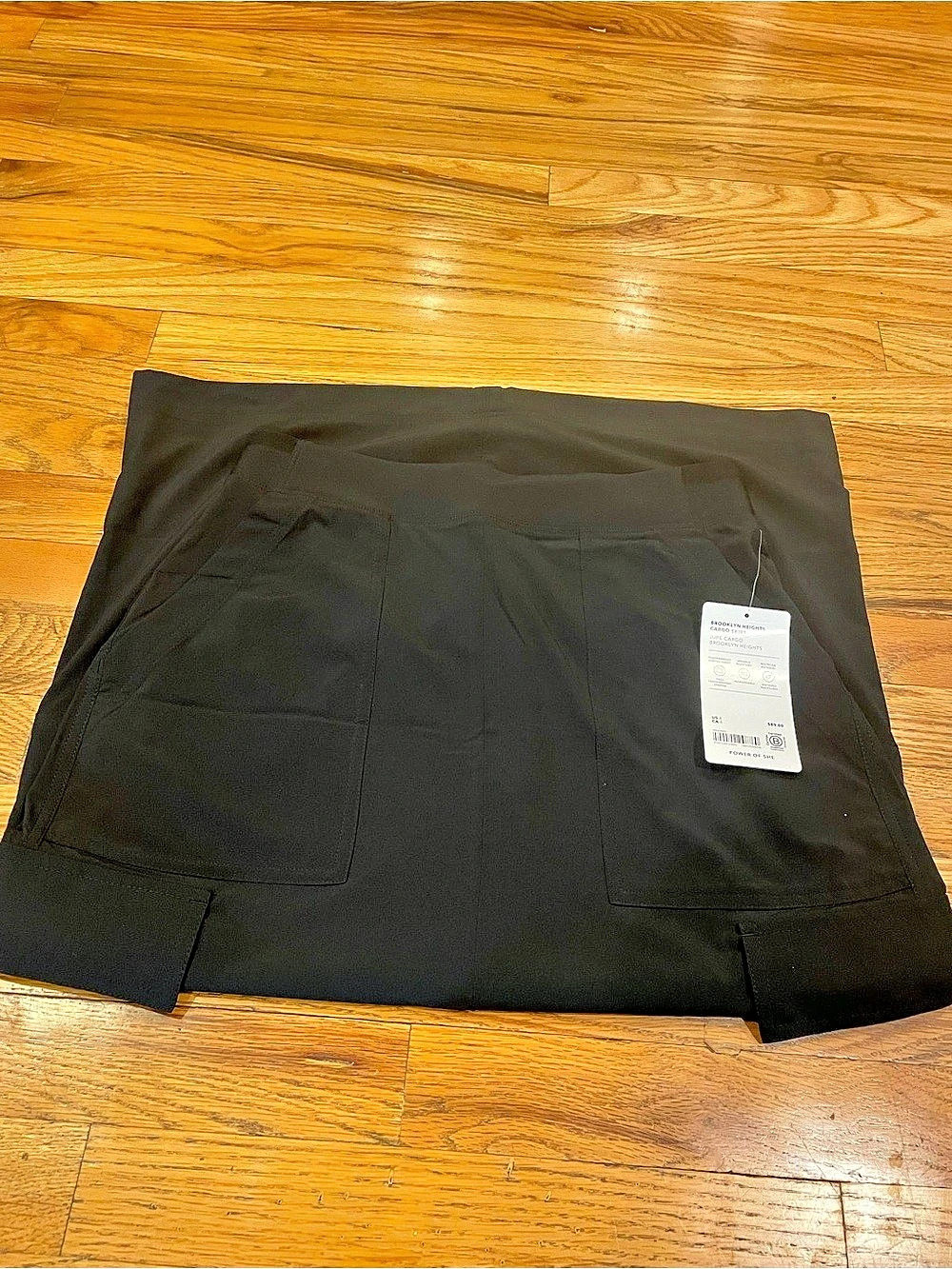 Atleta Brooklyn Heights Cargo Skirt Black Cargo Mini Skirt US 4 NWT